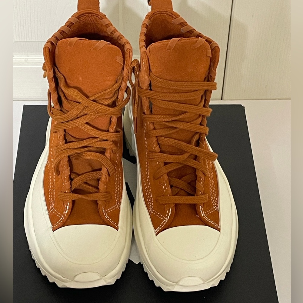 New CONVERSE HI HI Chucks Run Star Hike Amber Platform High Top Sneakers 6.5 - Picture 14 of 14